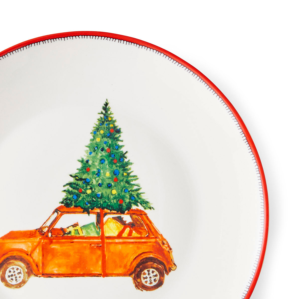 Kit Kemp Doodles Christmas 4 Cake Plates image number null